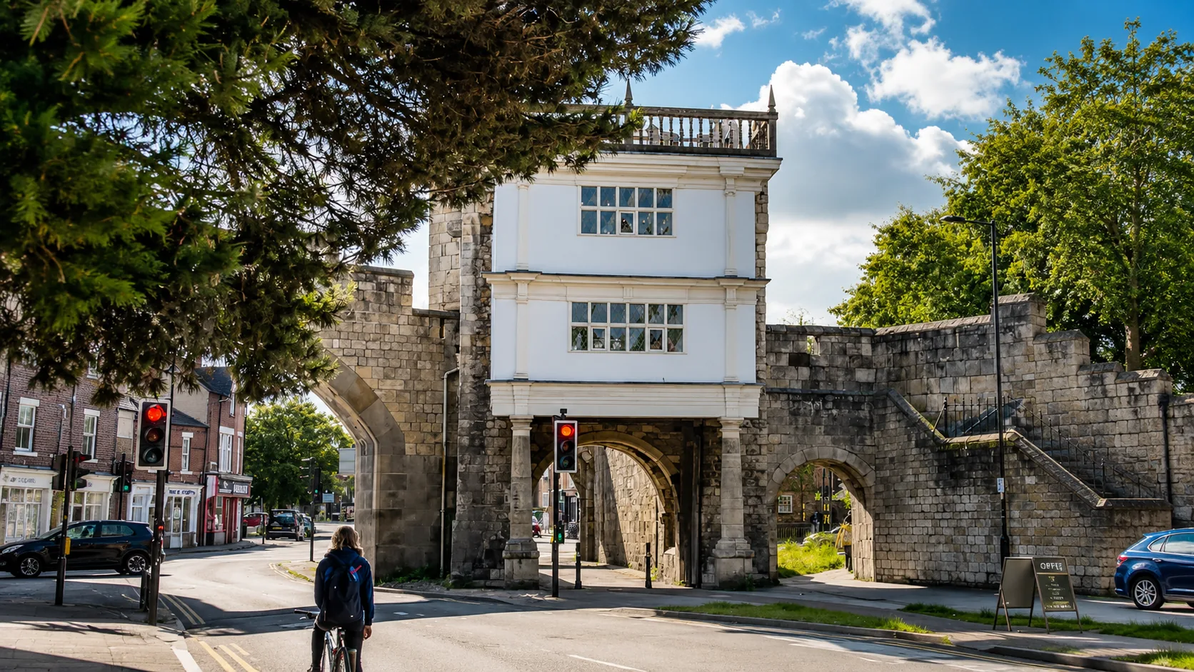 Walmgate Bar gatehouse in York